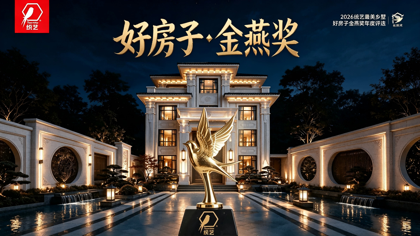 最美艺墅看统艺｜“统艺好房子·金燕奖”样板房大赛，百万福利重磅启幕！